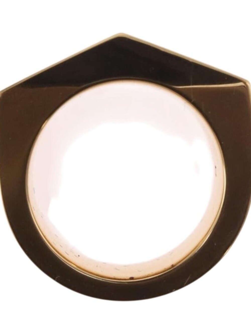 VERSACE Ring Metal Gold Tone - Picture 5 of 10